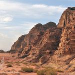 The nature's beauty at Wadi Rum
